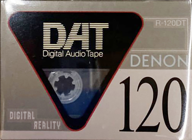 Digital Audio Tape Denon 120 "R-120DT T" Type IV Metal 1993 Japan
