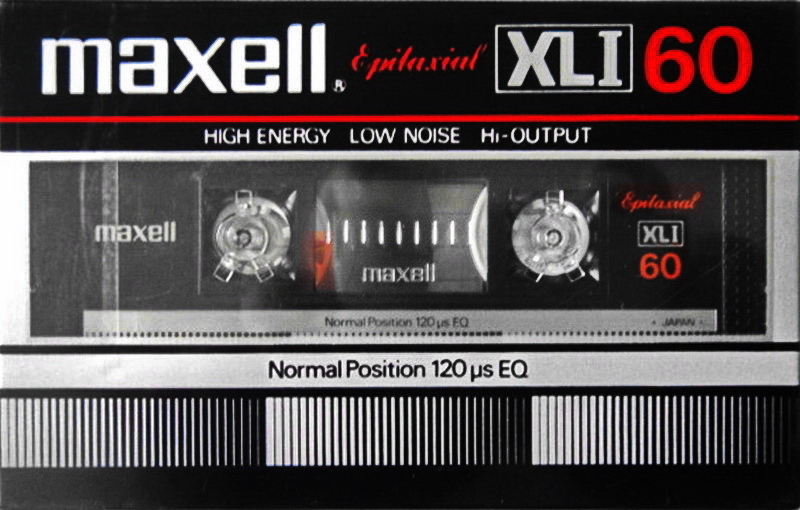 Compact Cassette Maxell XLI 60 Type I Normal 1982 Japan