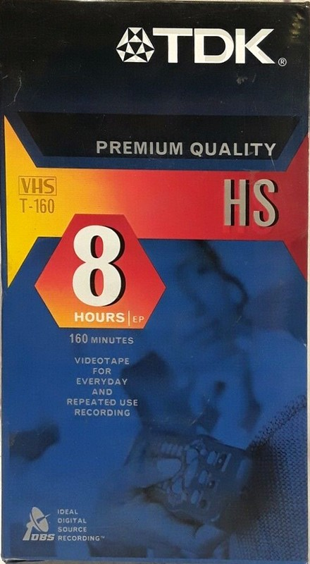 VHS, Video Home System: TDK  - HS 160