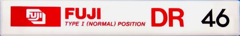 Compact Cassette Fuji DR 46 Type I Normal 1982 Japan