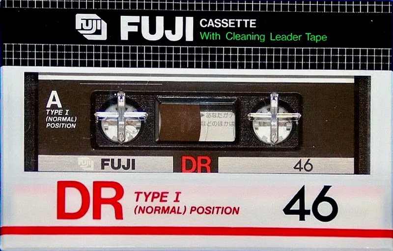 Compact Cassette Fuji DR 46 Type I Normal 1982 Japan