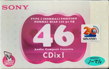 Compact Cassette Sony CDix I 46 "C-46CDX1G" Type I Normal 1999 Japan