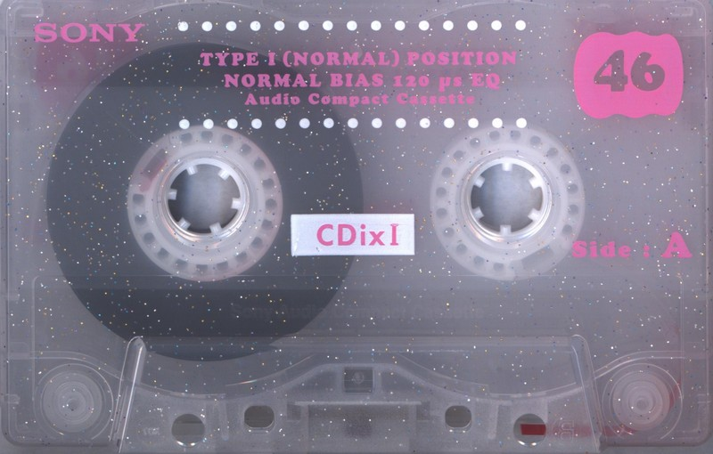 Compact Cassette Sony CDix I 46 "C-46CDX1G" Type I Normal 1999 Japan