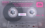 Compact Cassette Sony CDix I 46 "C-46CDX1G" Type I Normal 1999 Japan
