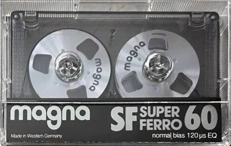 Compact Cassette Magna SF 60 Type I Normal 1985 Europe