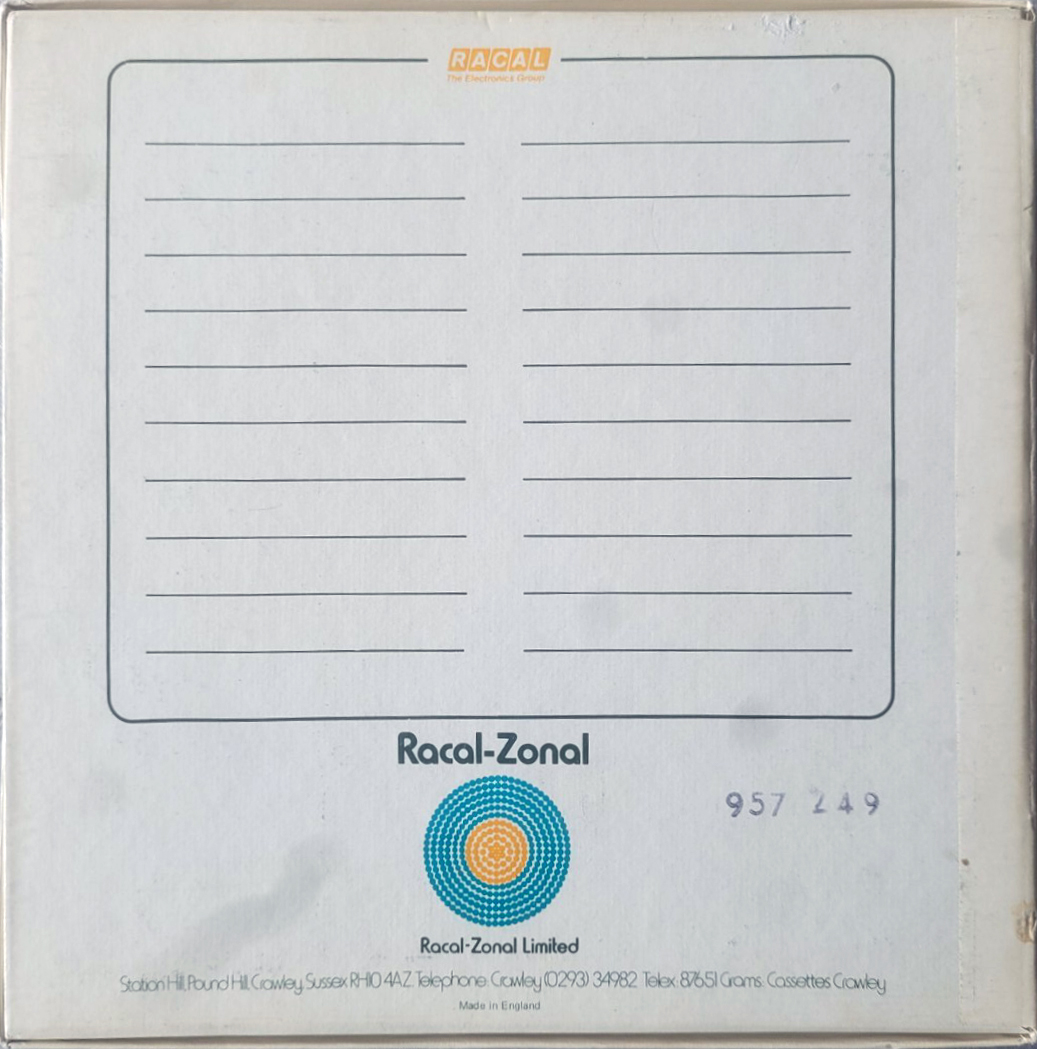 Reels Racal Racal-Zonal Europe