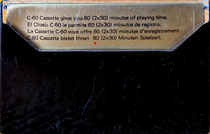 Compact Cassette Super Gold 60 Type I Normal Europe