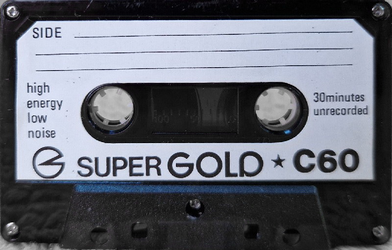 Compact Cassette Super Gold 60 Type I Normal Europe
