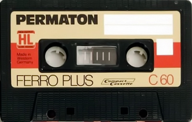 Compact Cassette Permaton Ferro Plus 60 Type I Normal 1978 Europe