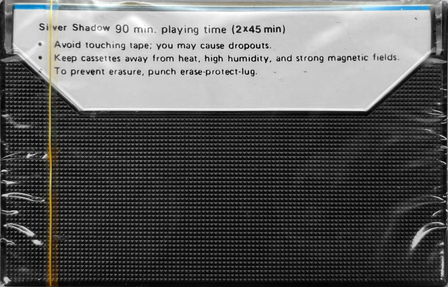 Compact Cassette Silver Shadow 90 Type I Normal USA