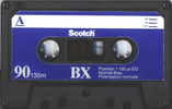Compact Cassette Scotch BX 90 Type I Normal 1987 Europe