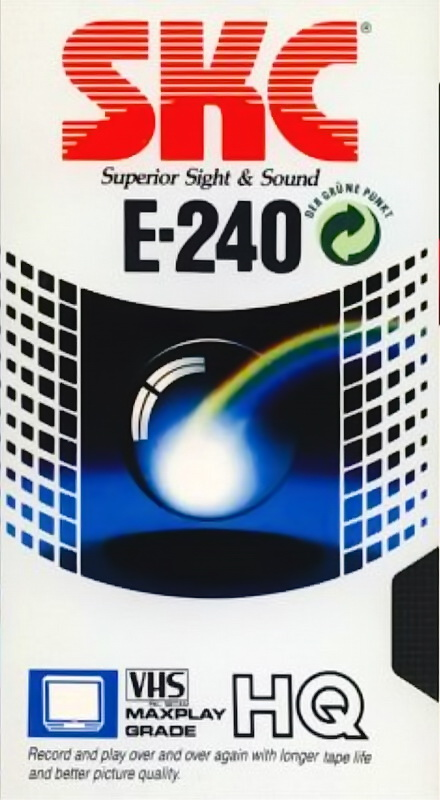 VHS, Video Home System SKC HQ 240 Type I Normal 1995 Europe