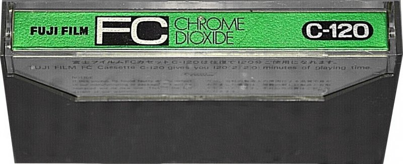 Compact Cassette Fuji Film FC 120 Type II Chrome 1971 Japan