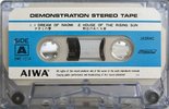 Compact Cassette Aiwa "DMC-123A" Demonstration Tape 1976 Japan