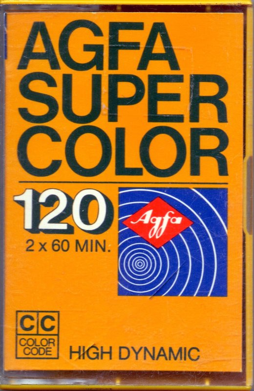 Compact Cassette: AGFA  - SUPER COLOR 120