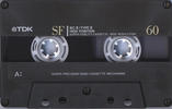 Compact Cassette TDK SF 60 "SF-60SE" Type II Chrome 1990 Australia, Europe