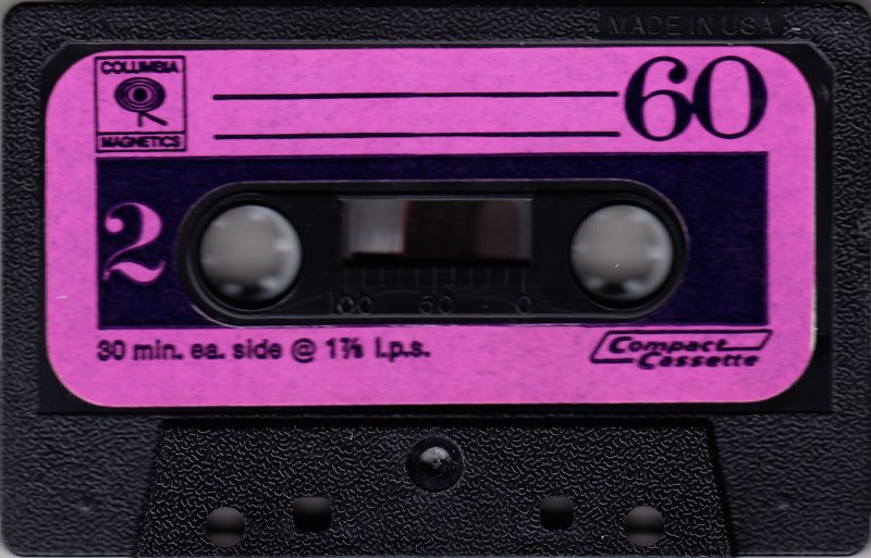 Compact Cassette Columbia 60 Type I Normal 1977 USA