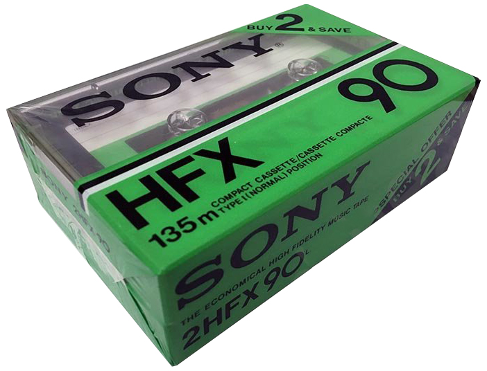 2 pack Sony HFX 90 Type I Normal 1978 USA