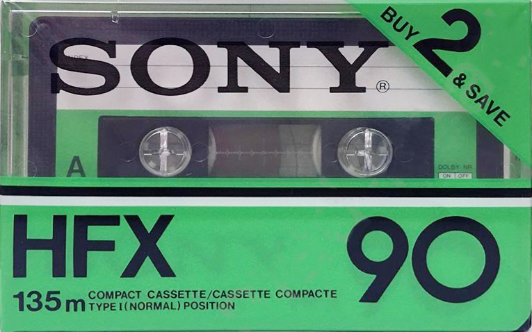 2 pack Sony HFX 90 Type I Normal 1978 USA