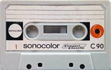 Compact Cassette Sonocolor 90 Type I Normal 1980 Europe