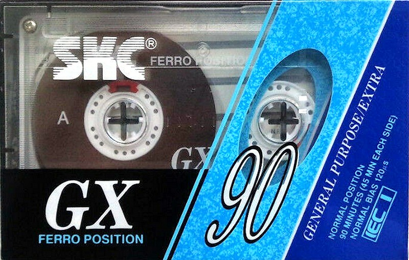 Compact Cassette SKC GX 90 Type I Normal 1992 Europe