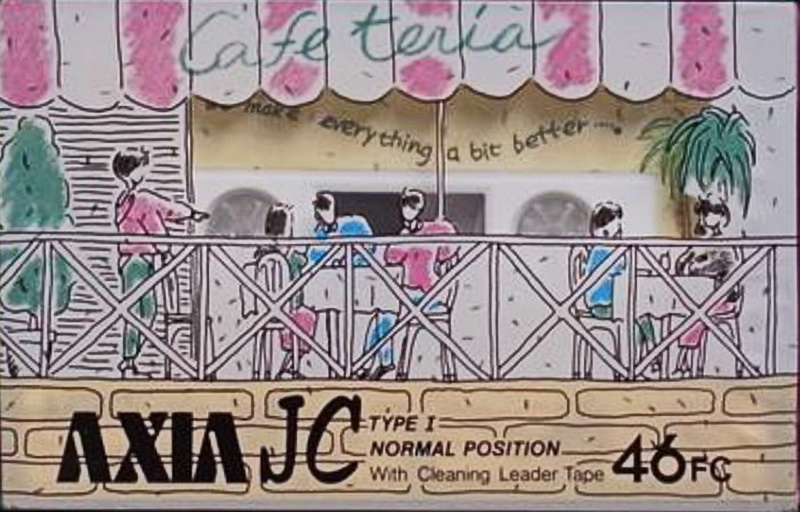 Compact Cassette AXIA JC 46 "JC 46 FC Cafe teria" Type I Normal 1986 Japan