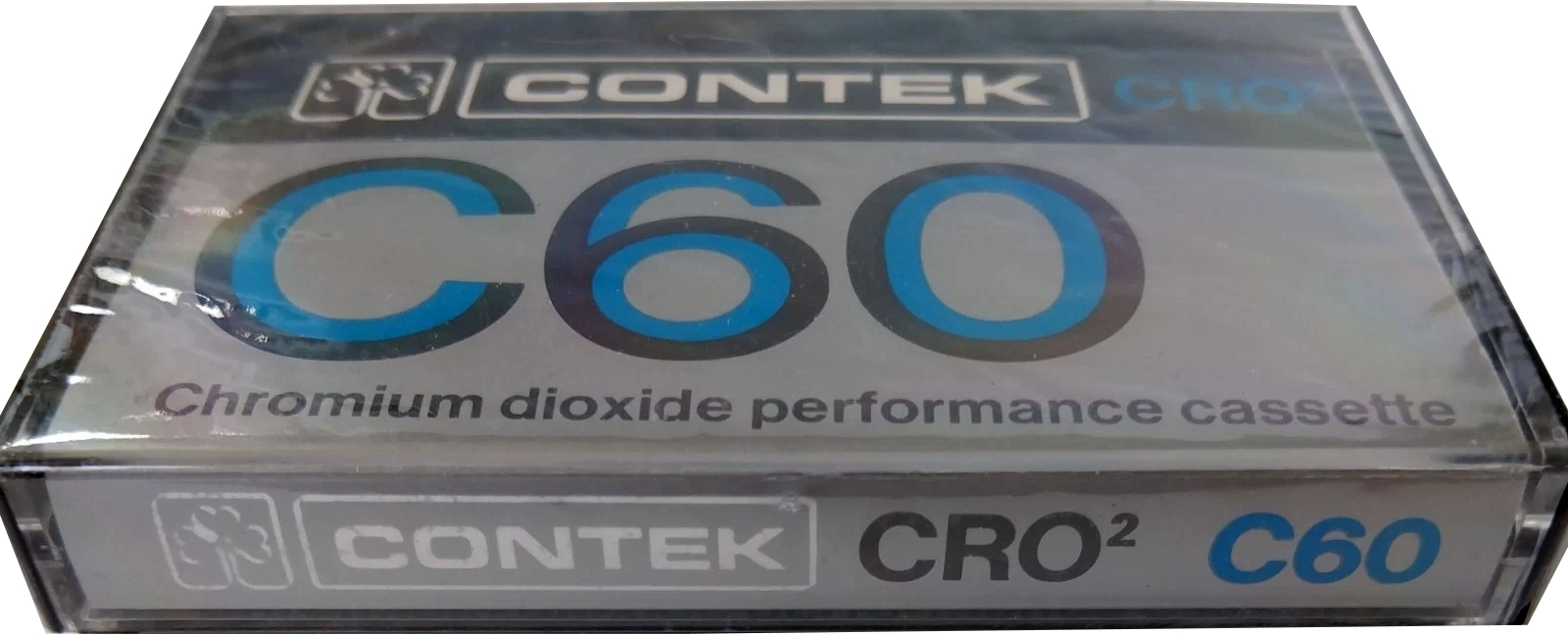Compact Cassette Contek 60 Type II Chrome Europe
