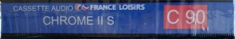 Compact Cassette France Loisirs 90 "CHROME II S" Type II Chrome France