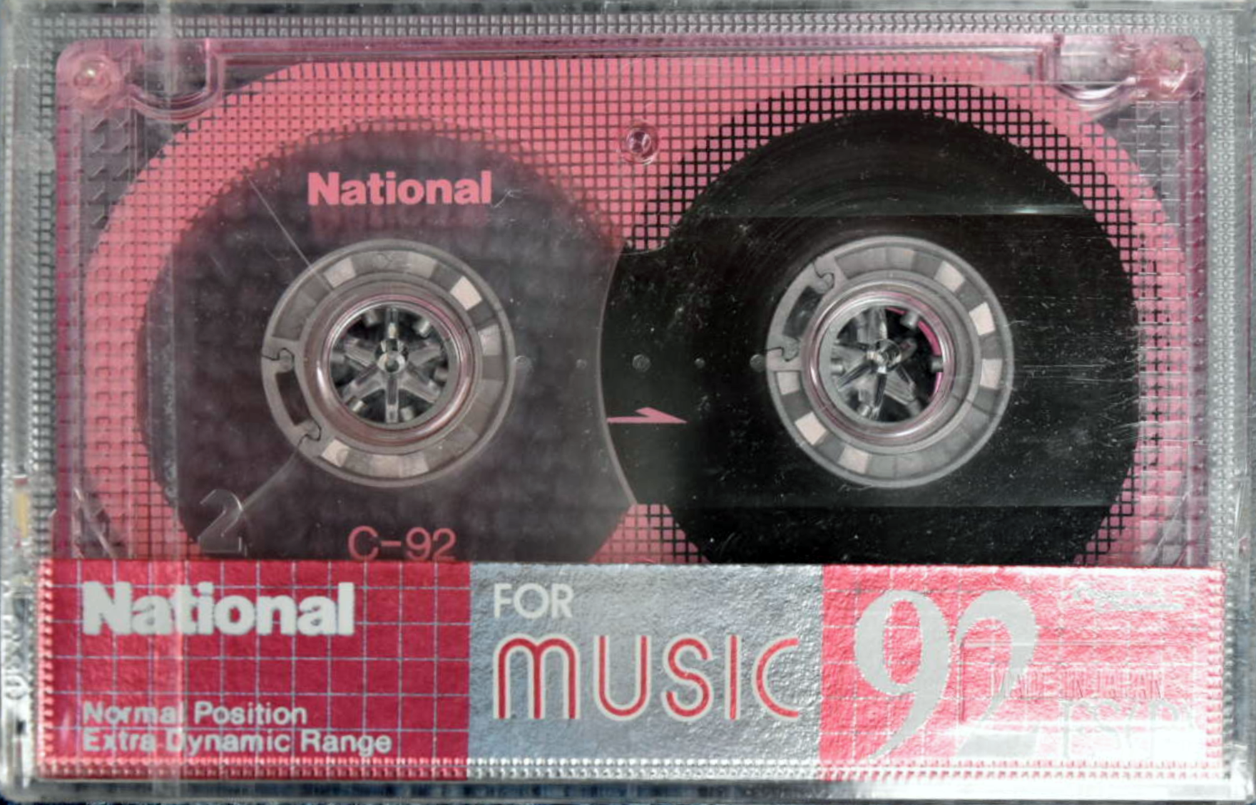 Compact Cassette National FS 92 "RT-92FS(P)" Type I Normal 1987 Japan