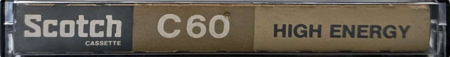 Compact Cassette Scotch High Energy 60 Type I Normal 1975 Europe