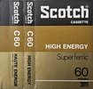 Compact Cassette Scotch High Energy 60 Type I Normal 1975 Europe