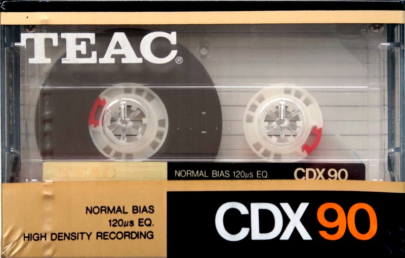 Compact Cassette Teac CDX 90 Type I Normal 1989 Europe