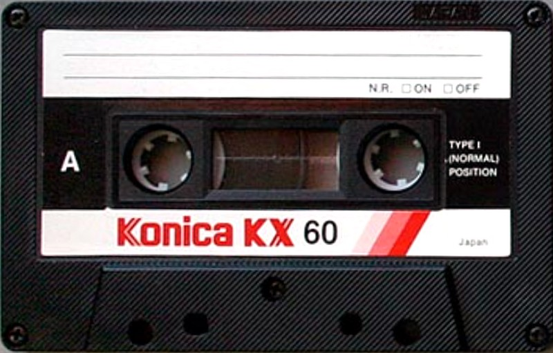 Compact Cassette Konica KX 60 Type I Normal 1987 Europe