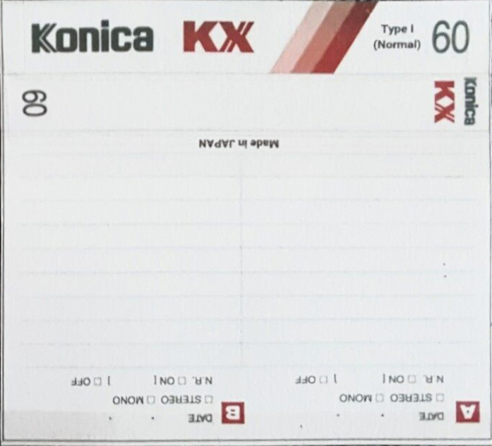 Compact Cassette:  Konica - KX 60