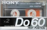 2 pack Sony Do 60 "2DO60" Type II Chrome 1985 Japan