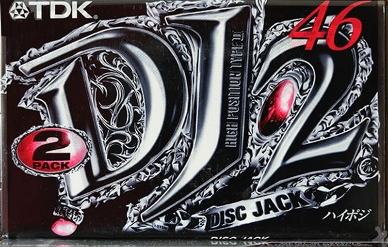 2 pack TDK DJ2 Disc Jack 46 "DJ2-46X2A" Type II Chrome 1998 Japan