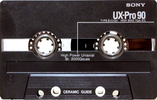 Compact Cassette Sony UX-Pro 90 Type II Chrome 1988 Europe
