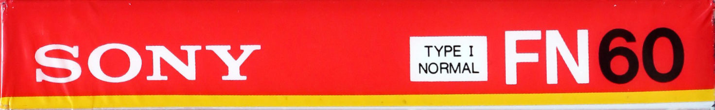 Compact Cassette Sony FN 60 Type I Normal 1986 Europe