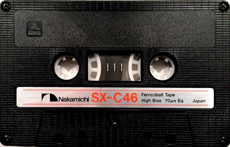Compact Cassette Nakamichi SX 46 Type II Chrome 1983 Worldwide