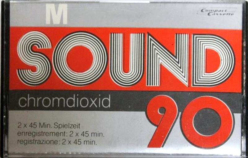Compact Cassette Sound 90 Type II Chrome Europe