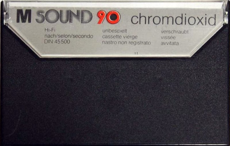 Compact Cassette Sound 90 Type II Chrome Europe