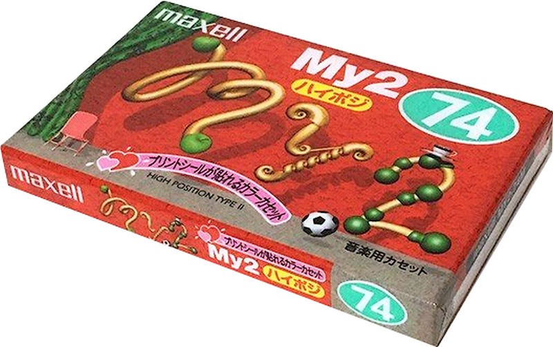 Compact Cassette Maxell My2 74 "MY2-74M" Type II Chrome 1999 Japan