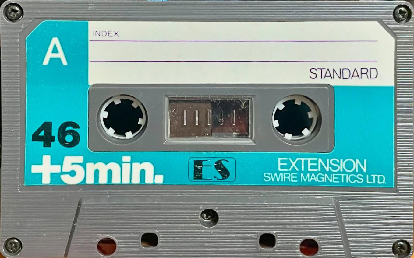 Compact Cassette Extension ES 46+5 Type I Normal 1981 Japan