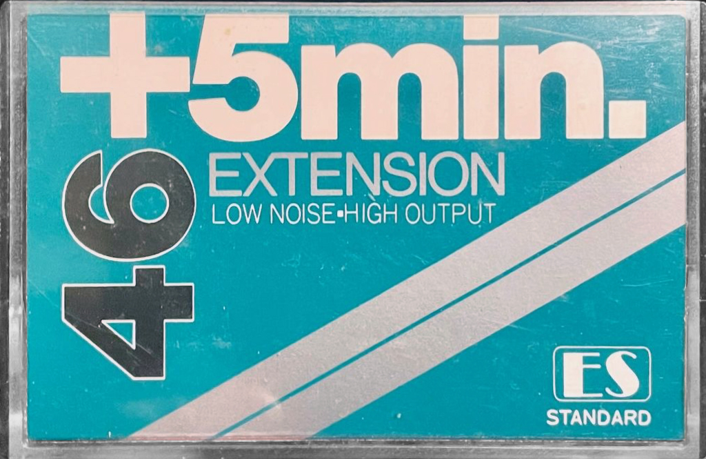 Compact Cassette Extension ES 46+5 Type I Normal 1981 Japan