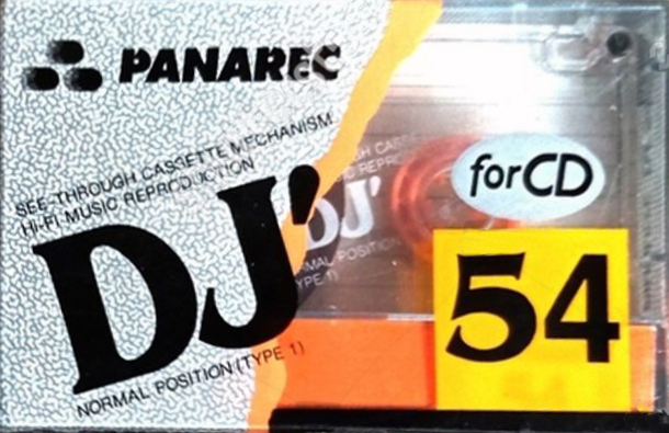 Compact Cassette Panarec DJ` 54 Type I Normal 1995 Indonesia