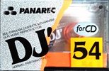 Compact Cassette Panarec DJ` 54 Type I Normal 1995 Indonesia