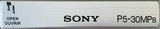 Video8, Hi8, Digital8 Sony MP 30 "P5-30MPB" Type IV Metal 1992 Europe