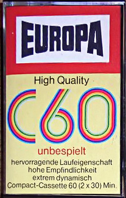 Compact Cassette Europa 60 Type I Normal Germany