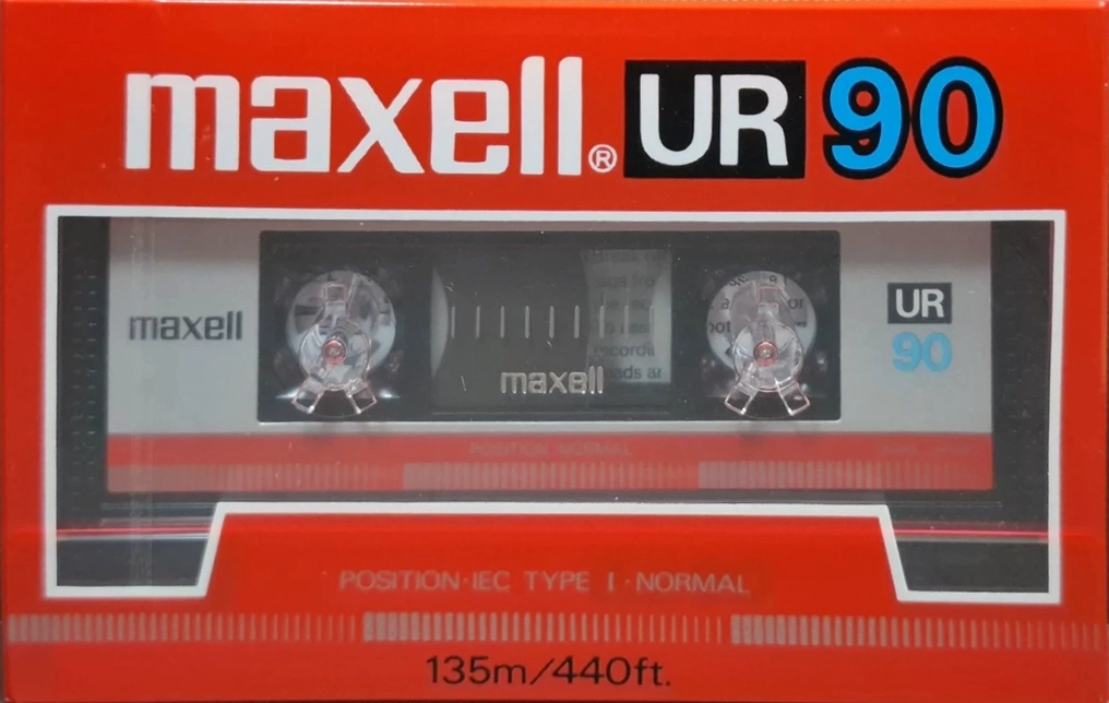 Compact Cassette Maxell UR 90 Type I Normal 1986 USA
