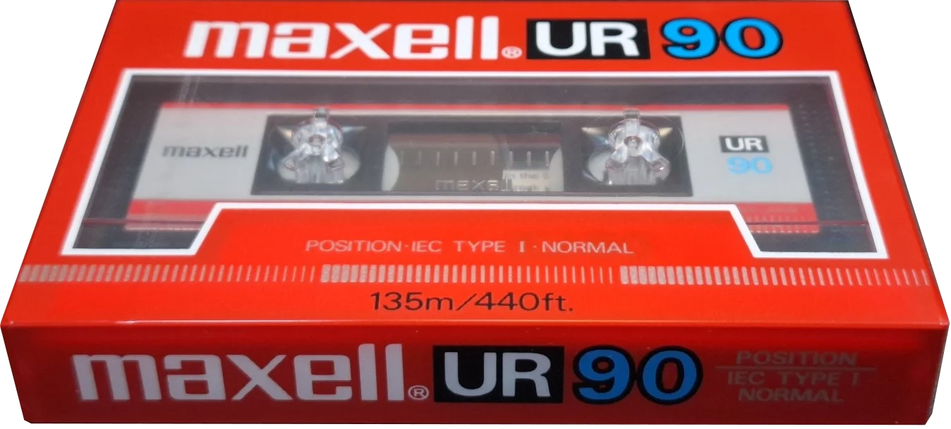 Compact Cassette Maxell UR 90 Type I Normal 1986 USA